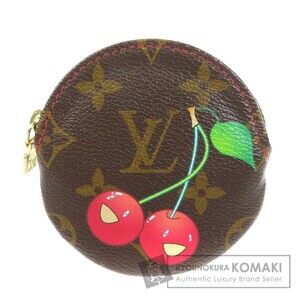 Louis Vuitton Porte Monnaie Wallet Long Monogram Cherry Canvas